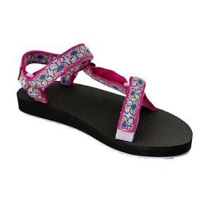 Teva Youth Girls Sport Sandals Butterfly Lilac Adjustable Lightweight SZ/7